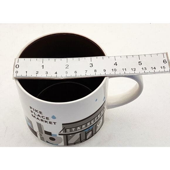 MUG-STARBUCKS-PIKE PLACE MARKET-You Are Here Collection-Holds 12 oz (1.5 Cups) - Picture 8 of 8
